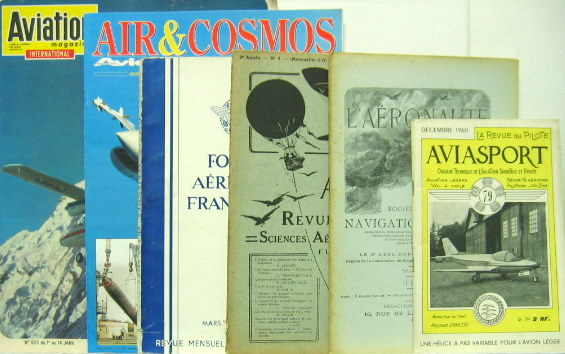 Couverture de TOUTES REVUES AERONAUTE AVIASPORT ICARE AIR ET COSMOS ETC...ME CONTACTER