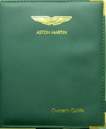 Couverture de 2000-5 ASTON MARTIN DB7 VANTAGE LIVRET D'ENTRETIEN EN ANGLAIS