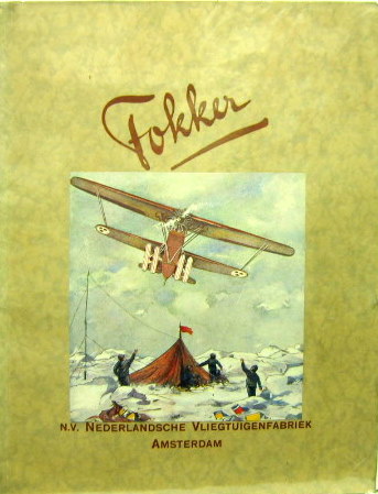 Couverture de 1919-1929 FOKKER CATALOGUE EN ANGLAIS FRANCAIS ESPAGNOL