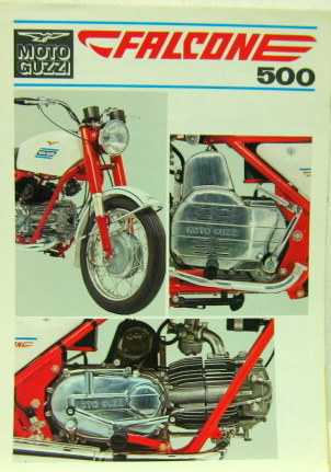 Couverture de GUZZI FALCONE 500 CM3 PROSPECTUS EN FRANCAIS