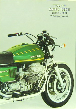 Couverture de GUZZI 850 T3 CATALOGUE EN FRANCAIS