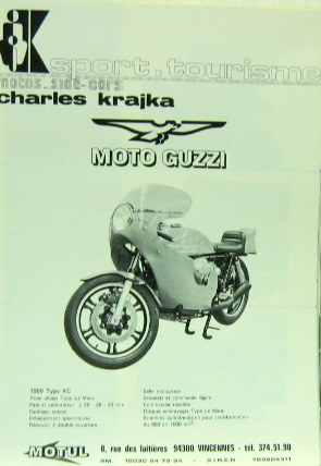 Couverture de GUZZI KRAJKA ACCESSOIRES CATALOGUE EN FRANCAIS