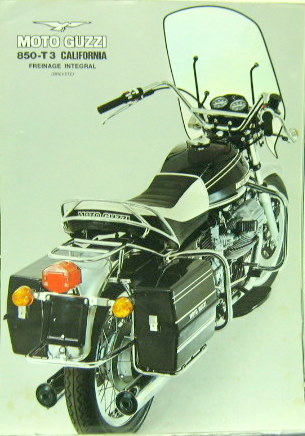 Couverture de GUZZI 850 T3 CALIFORNIA CATALOGUE EN FRANCAIS
