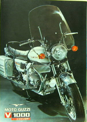 Couverture de GUZZI V 1000 I-CONVERT DEPLIANT EN FRANCAIS