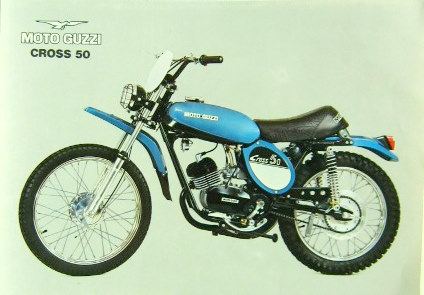 Couverture de GUZZI CROSS 50 PROSPECTUS EN FRANCAIS