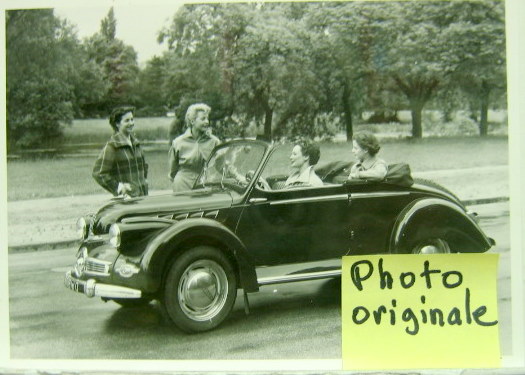 Couverture de 1952 DYNA X PHOTO ORIGINALE AVEC 4 FEMMES