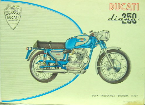 Couverture de DUCATI 250 DIANA CATALOGUE EN MULTILANGUES