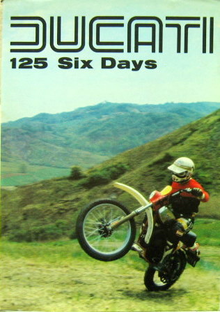 Couverture de DUCATI 125 SIX DAYS CATALOGUE EN MULTILANGUES