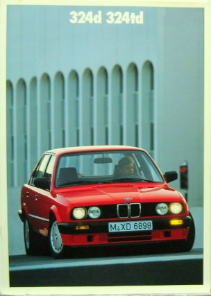 Couverture de 1989-2 BMW 324d-324td CATALOGUE N°911031330
