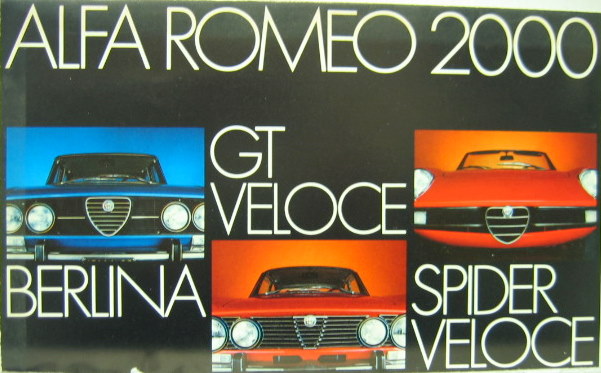 Couverture de 1973-3 ALFA ROMEO 2000 GT VELOCE BERLINE SPIDER VELOCE EN FRANCAIS