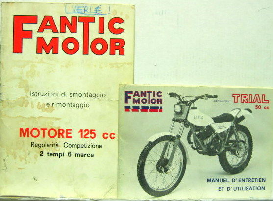 Couverture de FANTIC MOTOR LIVRET D'ENTRETIEN
