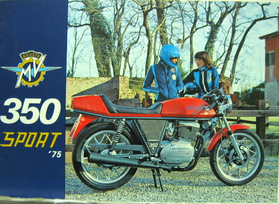 Couverture de MV 350 SPORT 75 CATALOGUE   EN ITALIEN