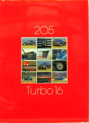 Couverture de 1984-4 PEUGEOT 205 TURBO 16 DOSSIER DE PRESSE