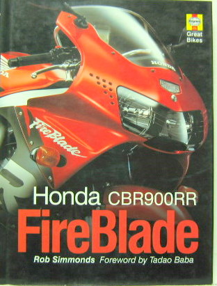 Couverture de HONDA CBR 900 RR FIRE BLADE  EN ANGLAIS