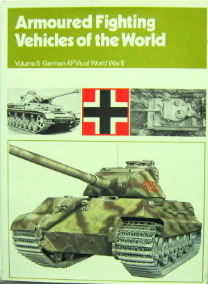 Couverture de GERMAN ARMOURED FIGHTING VEHICULES OF THE WORLD VOLUME 5 EN ANGLAIS