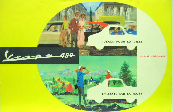 Couverture de VESPA 400 CATALOGUE PARTOUT SEDUISANTE