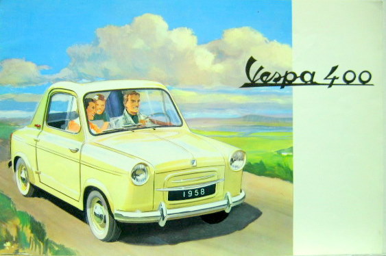 Couverture de 1958 VESPA 400 CATALOGUE