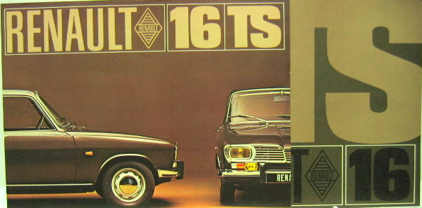 Couverture de RENAULT 16 TS CATALOGUE AU CHOIX