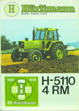 Couverture de HURLIMANN H 5110 4 RM PROSPECTUS