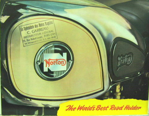 Couverture de 1955 NORTON GAMME CATALOGUE EN ANGLAIS