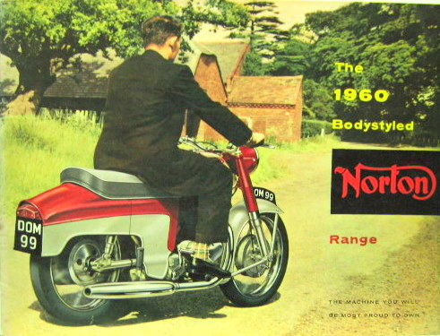 Couverture de 1960 NORTON GAMME CATALOGUE EN ANGLAIS
