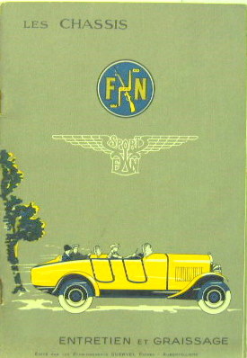 Couverture de FN 10 CV 10 CV SPORT 16 CV LIVRET D'ENTRETIEN
