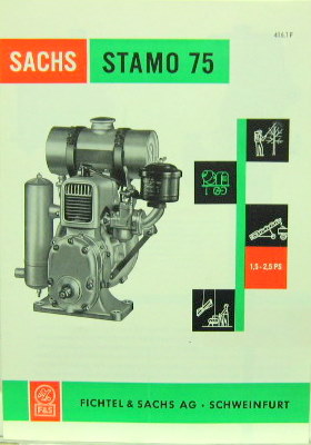 Couverture de MOTEURS SACHS STAMO 75 CATALOGUE