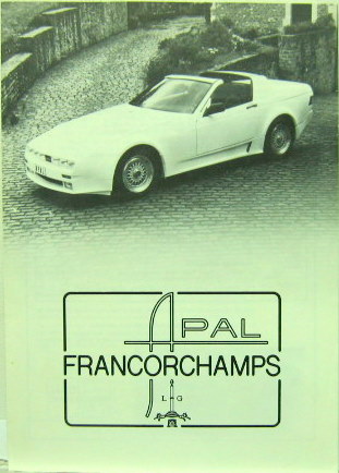 Couverture de APAL FRANCORCHAMPS CATALOGUE