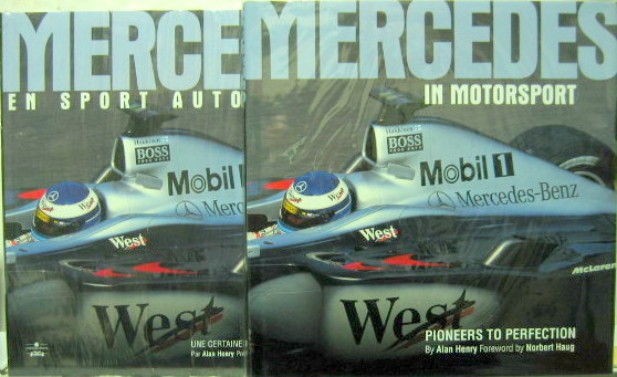 Couverture de MERCEDES EN SPORT AUTOMOBILE IN MOTORSPORT PIONNIERS TO PERFECTION EN FRANCAIS OU ANGLAIS AU CHOIX