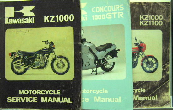Couverture de KAWASAKI 1000 MANUEL DE REPARATION  EN ANGLAIS