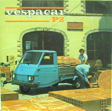 Couverture de 1980-8 VESPACAR P2 CATALOGUE EN ANGLAIS