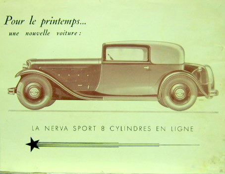 Couverture de RENAULT NERVA SPORT PROSPECTUS