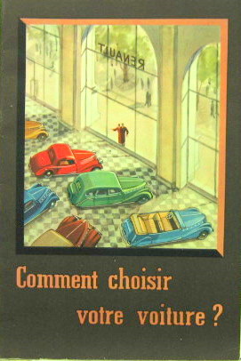 Couverture de RENAULT COMMENT CHOISIR VOTRE VOITURE ? CATALOGUE