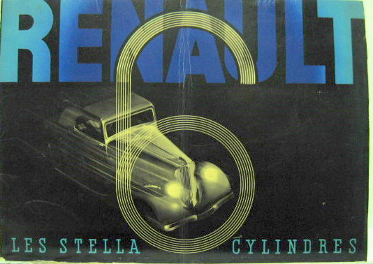 Couverture de RENAULT LES STELLA 6 CYLINDRES CATALOGUE AVEC PLANCHES (VT256)