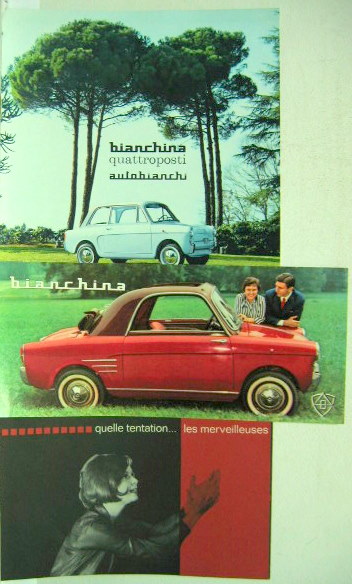 Couverture de AUTOBIANCHI BIANCHINA  CATALOGUE AU CHOIX