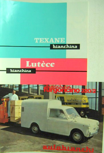Couverture de AUTOBIANCHI BIANCHINA  CATALOGUE AU CHOIX