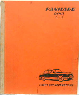 Couverture de PANHARD DYNA Z 12 TEMPS DS REPARATIONS