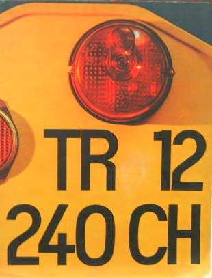 Couverture de BERLIET CAMION TR 12 240 CH CATALOGUE