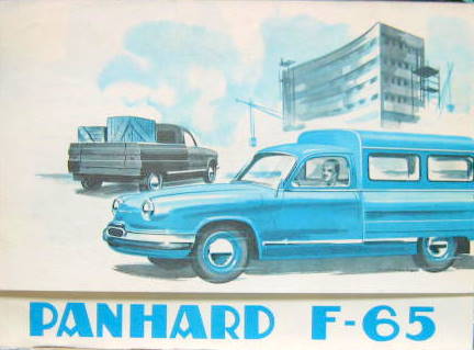 Couverture de PANHARD PL 17 UTILITAIRES F-65  CATALOGUE