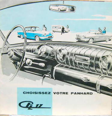 Couverture de 1961-6 PANHARD PL 17 ET UTILITAIRES F 50 F-65  DEPLIANT