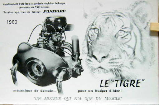 Couverture de 1960 PANHARD PL 17 MOTEUR TIGRE PROSPECTUS