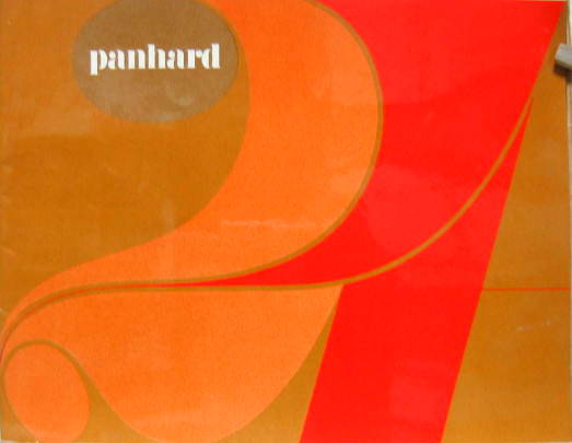 Couverture de 1965-7 PANHARD 24  CATALOGUE