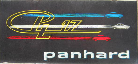 Couverture de 1961-10 PANHARD PL 17 CATALOGUE