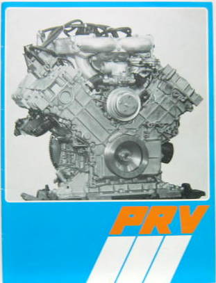 Couverture de 1984-1 PEUGEOT PRV DESCRIPTION CATALOGUE EN FRANCAIS ET ANGLAIS