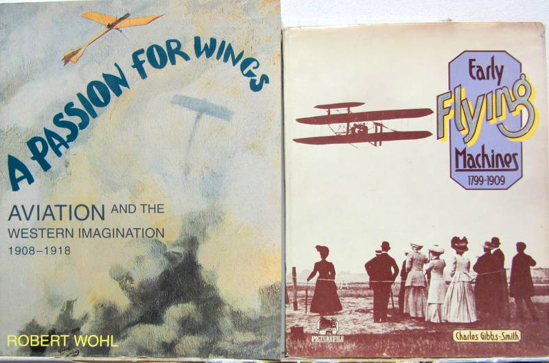 Couverture de A PASSION FOR WINGS 1908-1918 - EARLY FLYING MACHINES 1799-1909  EN ANGLAIS