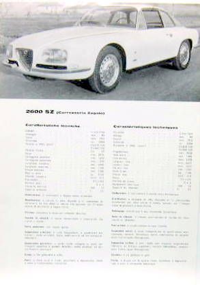 Couverture de ALFA 2600 SZ ZAGATO