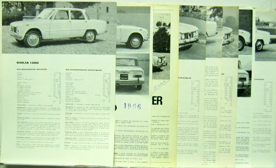Couverture de ALFA ROMEO BERLINE PROSPECTUS