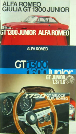 Couverture de ALFA ROMEO 1300-1600-1750 GT PETIT CATALOGUE