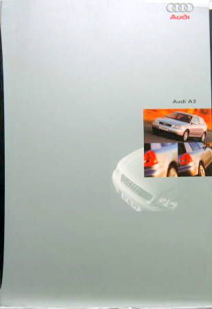 Couverture de 1996-11 AUDI A3 POCHETTE AVEC 2 CATALOGUES