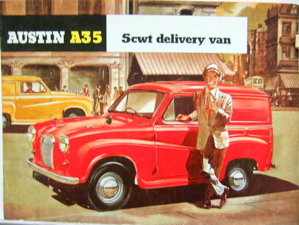 Couverture de AUSTIN A35 5CWT DELIVERY VAN  N°1140G CATALOGUE EN ANGLAIS
